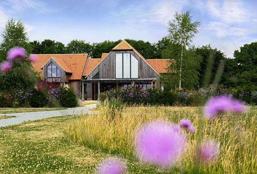Natural Burial Ground - Path - Building