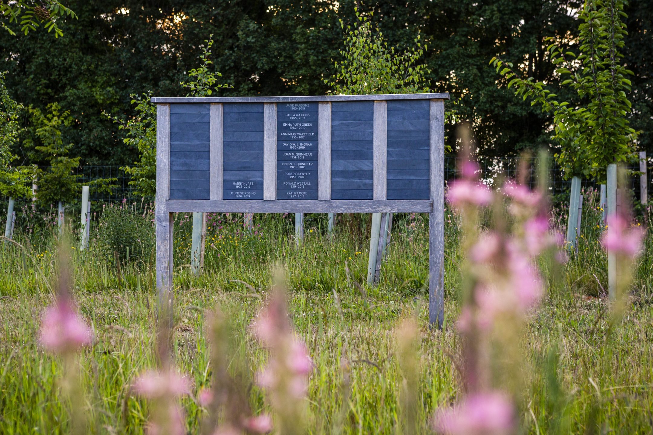 Slate Plaque in Oak Frame-Memorials